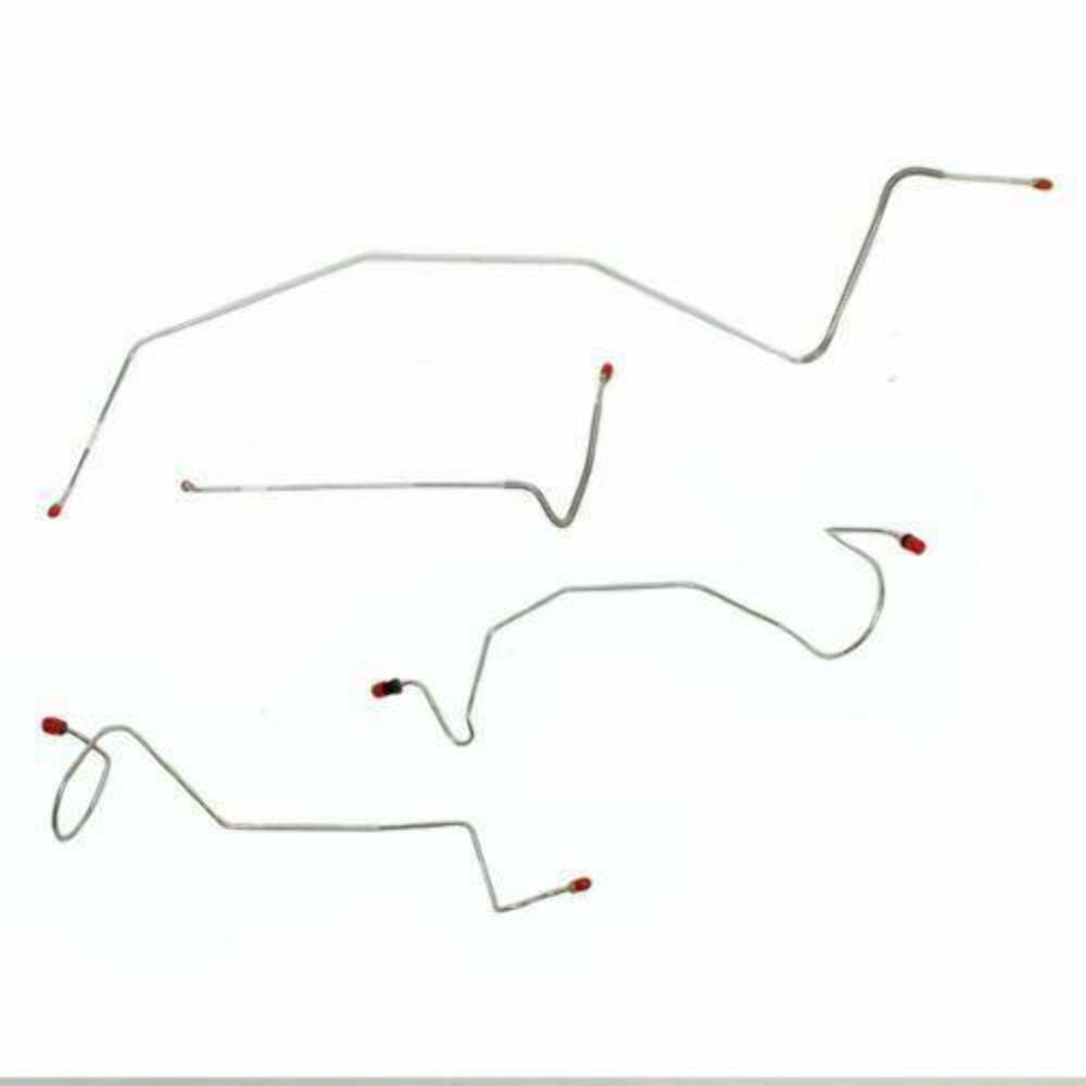 1978 Dodge D150 Front Brake Line Kit 2WD Front Brake Lines Stainless - WKT7801SS - Front Lines Car Part People