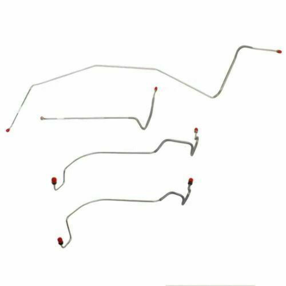 1979 Dodge D150 Front Brake Line Kit 2WD Front Brake Lines Stainless - WKT7901SS - Front Lines Car Part People