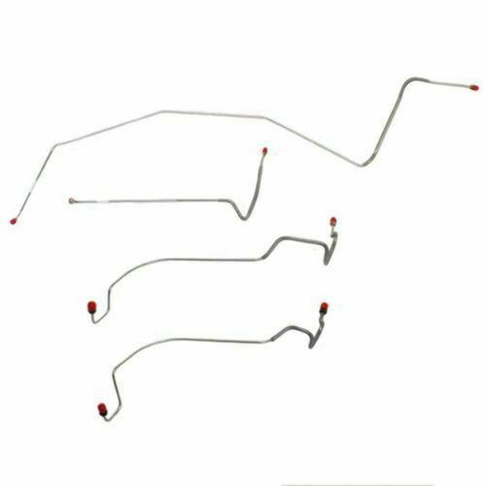 1979 Dodge D150 Front Brake Line Kit 2WD Front Brake Lines Stainless - WKT7901SS - Front Lines Car Part People