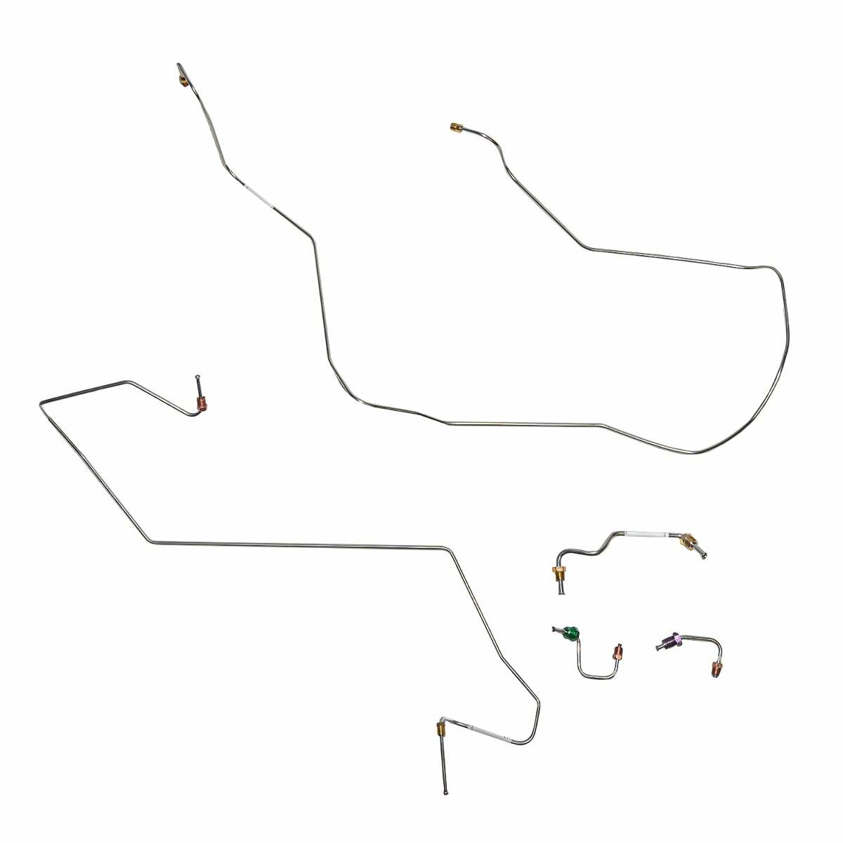 Front Brake Line Kit For Dodge Ram 1500/2500/3500 1994-1995 w/ 4WD Rear ABS - WKT9403OM - Front Lines Car Part People