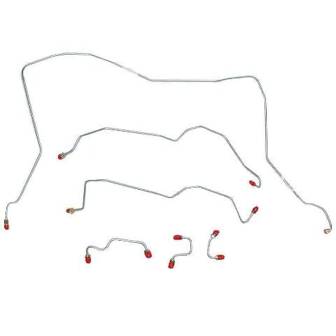 1995-1997 Dodge Ram 1500/2500/3500 Front Brake Line Kit RWABS 4WD WKT9503SS
