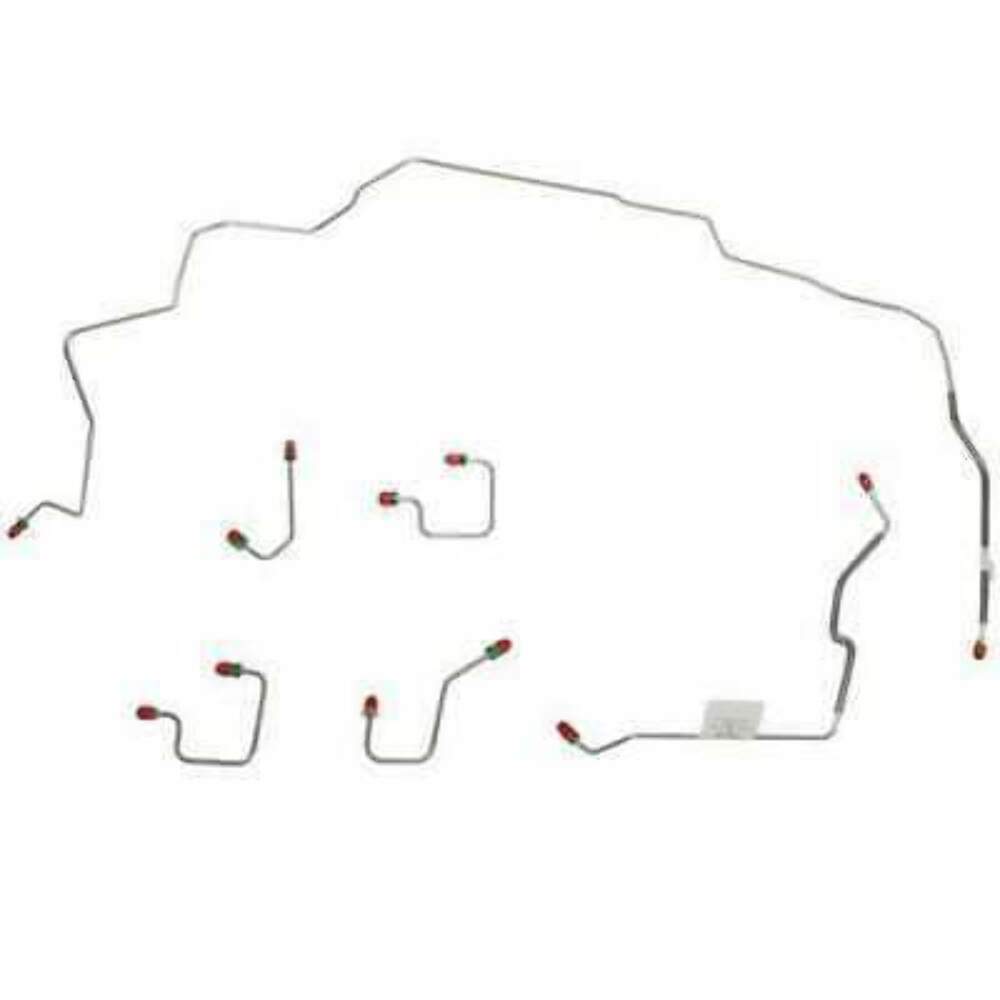 1997-1998 Jeep Grand Cherokee Front Brake Line Kit Stainless Steel WKT9751SS