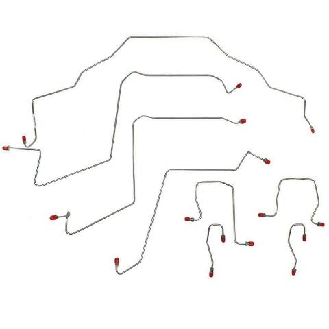 1998-02 Dodge Ram 2500/3500 Front Brake Line Kit 2WD RWABS Stainless Steel