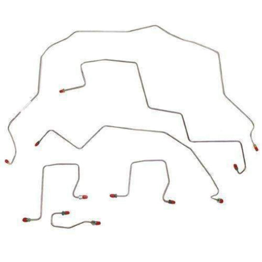1998-2002 Dodge Ram 2500 Front Brake Line Kit 4WD RWABS Steel