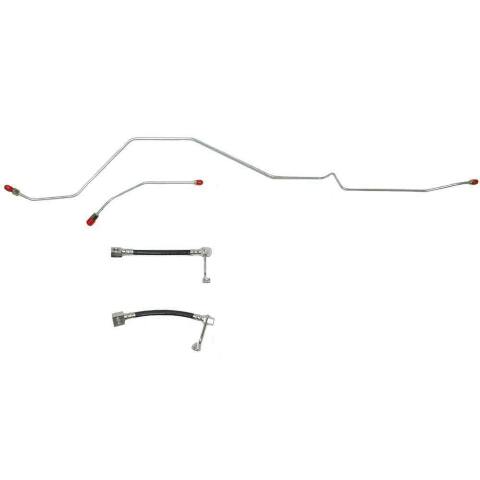 2003-2009 Dodge Ram 2500 Rear Axle Brake Line Kit 10.5 AAM Stainless WRA0352SS