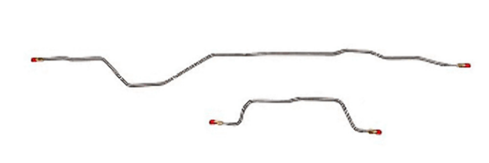 For Jeep Cherokee 1995-2001 Rear Axle Brake Lines Rear-WRA9141SS-CPP - Rear Lines Car Part People