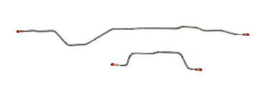 For Jeep Cherokee 1995-2001 Rear Axle Brake Lines Rear-WRA9141SS-CPP - Rear Lines Car Part People