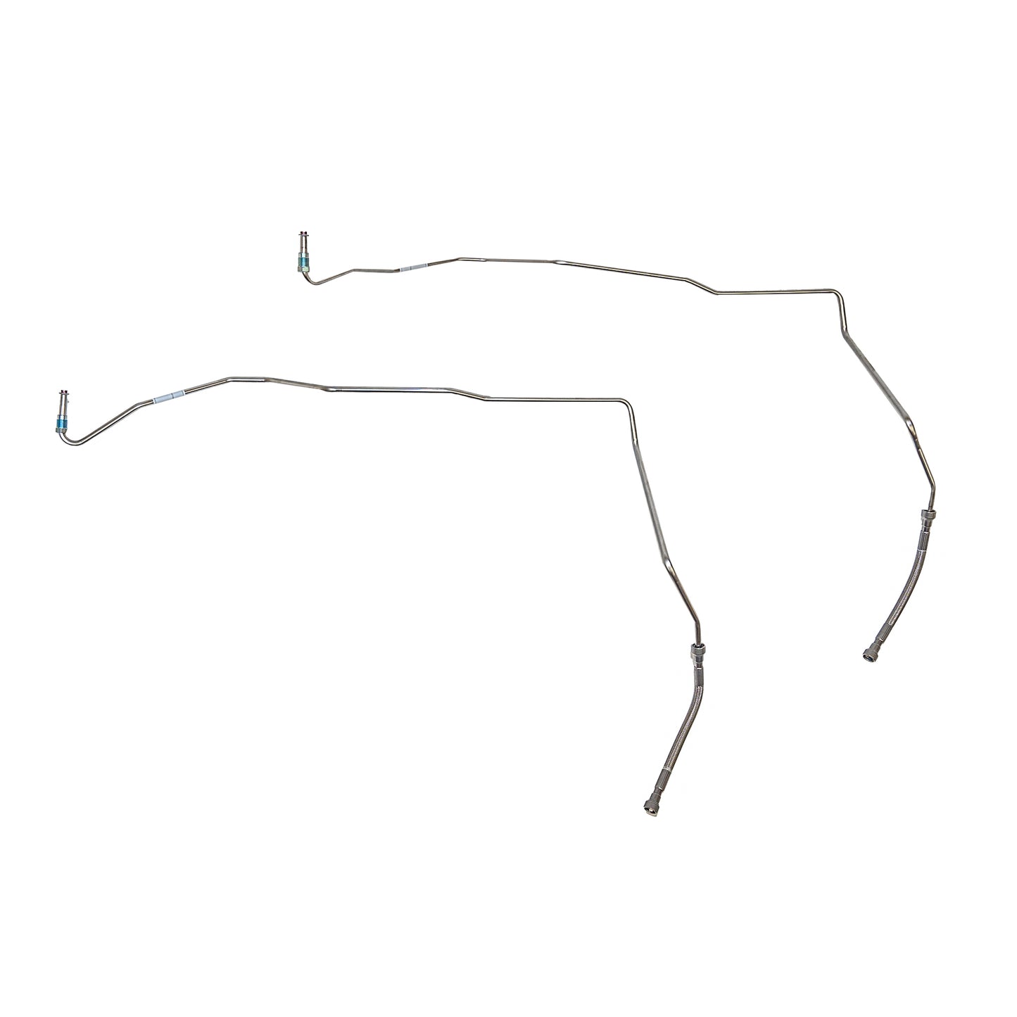 2002-2005 Dodge Ram 1500 Transmission Cooler Line Kit V6 Stainless WTC0201SS