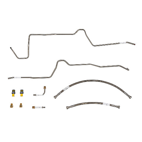 2003-04 Jeep Wrangler Transmission Cooler Lines TJ w/ 4.0L Stainless WTC0355SS
