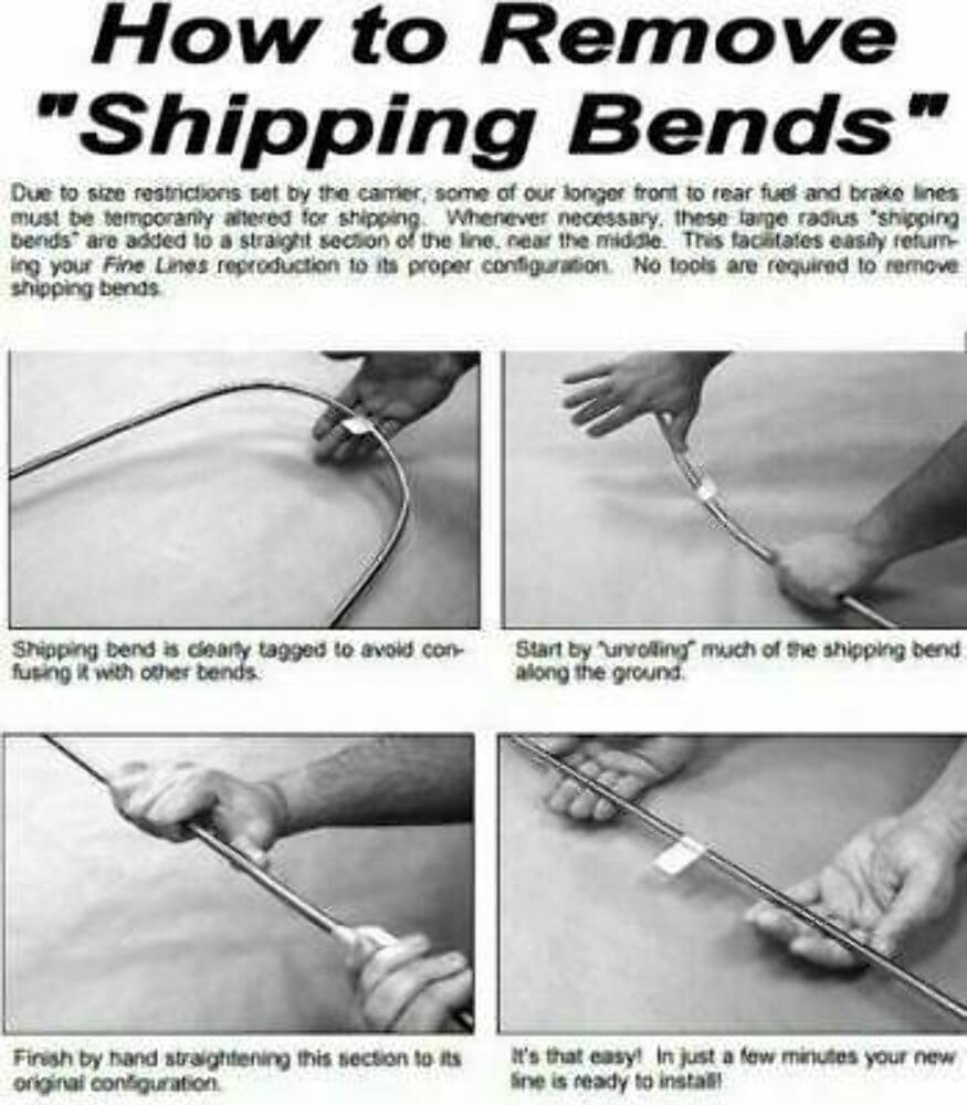 For Chevrolet Cavalier 1996-1999 Intermediate Brake Line 1 Piece-XIN9603SS-CPP