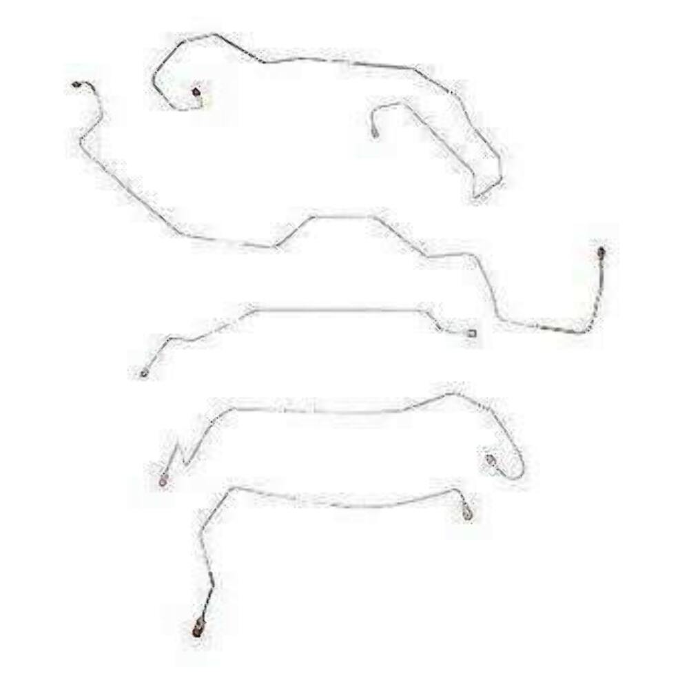For Chevrolet Cobalt 2005-2010 Front Brake Line Kit w/ No ABS-XKT0401SS-CPP - Front Lines Car Part People
