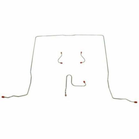 1962-64 Chevrolet Chevy II Front Brake Line Kit Standard Drum Brakes - XKT6201OM