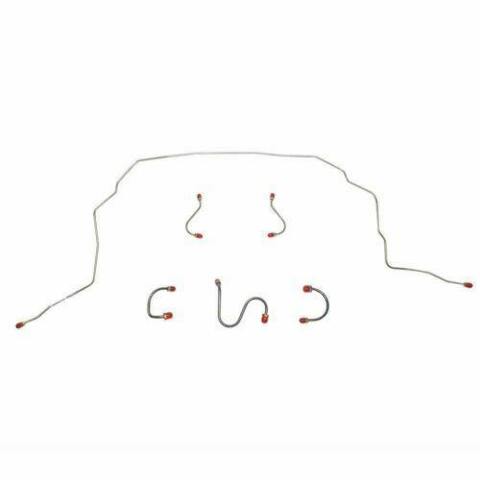 1967 Chevrolet Chevy II Front Brake Line Kit Standard Drum Brakes - XKT6701SS