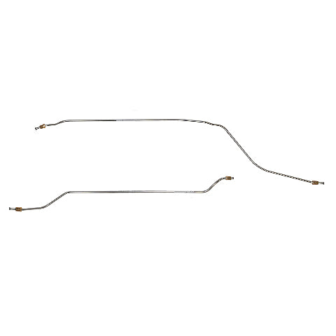 1966-67 Chevrolet Chevy II Rear Axle Lines 2 Piece Set Stainless - XRA6602SS