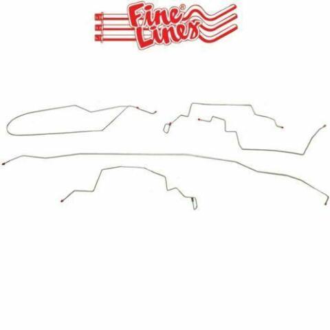 2001-06 Chrysler Sebring Intermediate Brake Line w/ AWABS 4w Disc - YIN0103SS