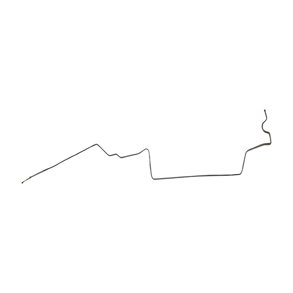 1967-71 Dodge Dart Intermediate Brake Line Drum/Disc Brakes Stainless YIN6703SS