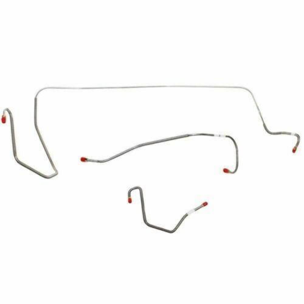 1964-65 Dodge Dart Front Brake Line Kit Standard Brakes Steel - YKT6501OM - Front Lines Car Part People