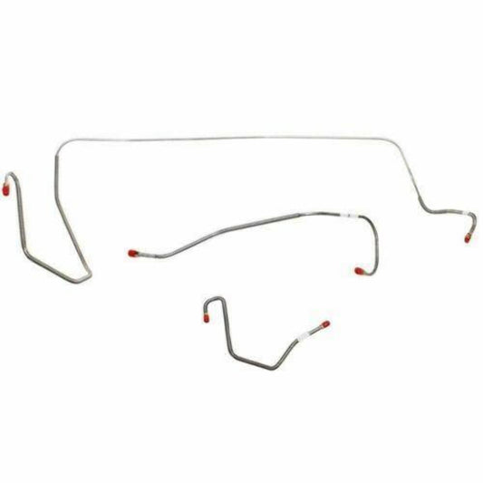 1964-65 Dodge Dart Front Brake Line Kit Standard Brakes Stainless - YKT6501SS - Front Lines Car Part People