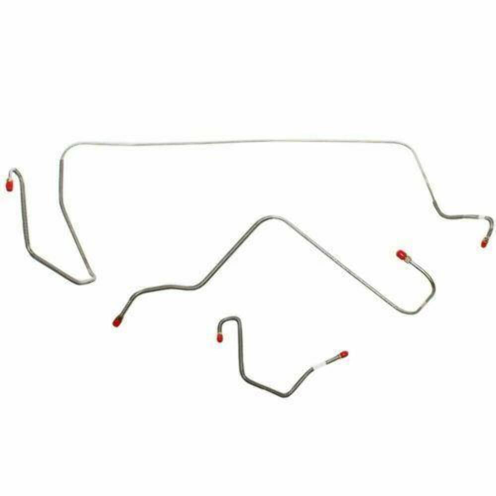 1964-65 Dodge Dart Front Brake Line Kit with Power Brakes Steel - YKT6502OM - Front Lines Car Part People