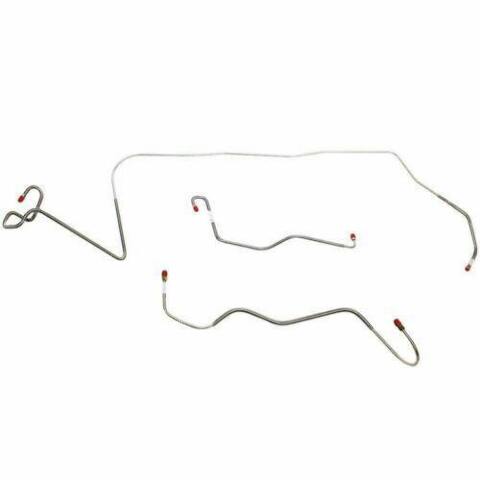 1966 Dodge Dart Front Brake Line Kit with Standard Brakes Stainless - YKT6601SS