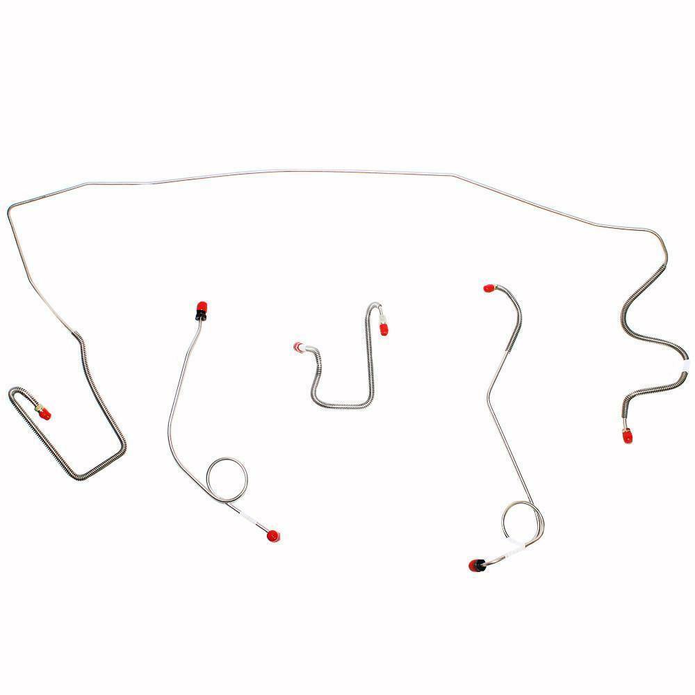 1967 Dodge Dart Front Brake Line Kit Standard Disc/Drum Brakes - YKT6701SS - Front Lines Car Part People