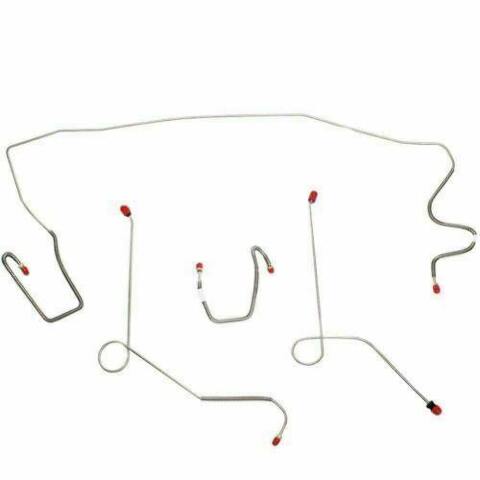 1968-72 Dodge Dart Front Brake Line Kit Power Disc/Drum Brake Kit - YKT6802SS