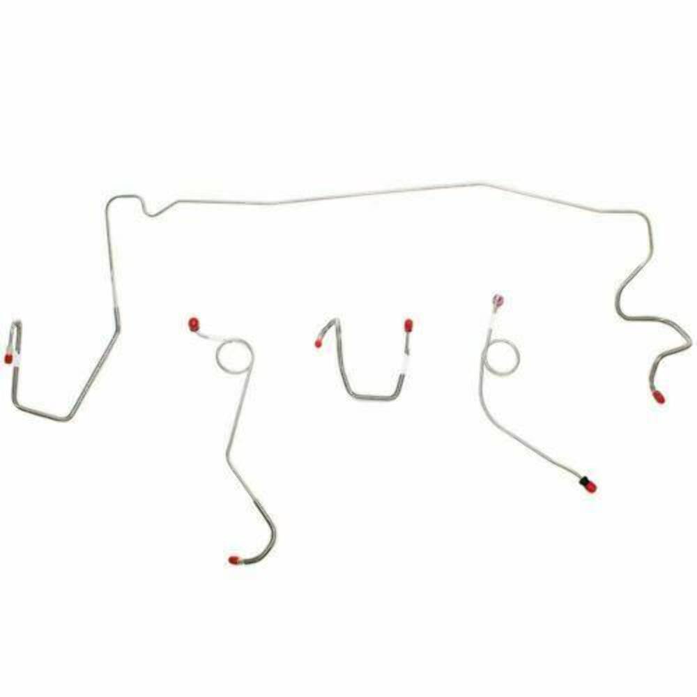 1973 Dodge Dart Front Brake Line Kit Standard Disc/Drum Brake Kit - YKT7301SS - Front Lines Car Part People