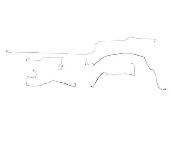 1999-04 Chrysler 300M Front Brake Line Kit AWABS w/ Traction Control - YKT9901OM