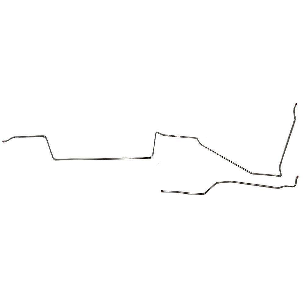 1968 Mercury Cougar Fuel Line Kit w/Staggered Shocks 2 Piece Tank-Pump ZGL6812SS - Pre-Bent Fuel Lines Car Part People