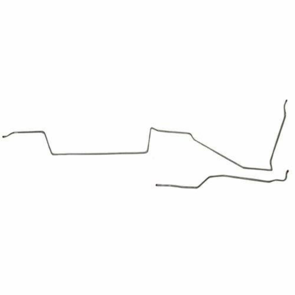 1968 Mercury Cougar Fuel Line Kit V8 2 Piece 3/8 Inch Fuel Line Steel -ZGL6813SS - Pre-Bent Fuel Lines Car Part People