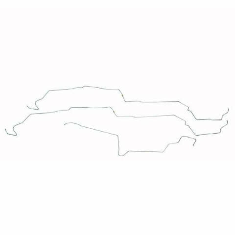Ford Mustang 1986 Fuel Line Kit V8 w/o Subframe Connectors Stainless ZGL8601SS-CP