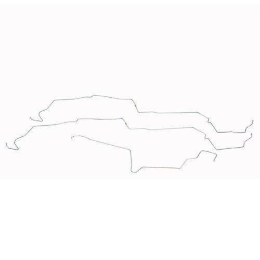 87-93 Ford Mustang V8 Subframe Connectors Fuel Line Kit Stainless Steel ZGL8701SS-CP