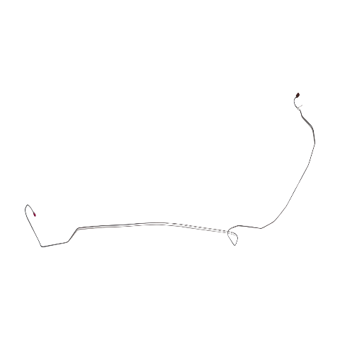 1964-66 Ford Mustang Intermediate Brake Line Conversion Dual Exhaust - ZIN6414SS