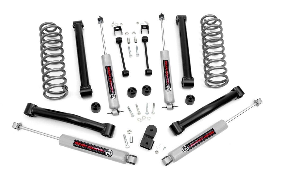 1993-1998 Jeep Grand Cherokee 3.5 Inch Lift Kit - V-8 Motor - Jeep Grand Cherokee ZJ 2WD/4WD (1993-1998) - 632.2