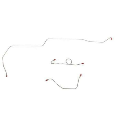 For Ford Mustang 1964-65 Front BrakeLine Kit 3Pcs Power Drum Brake-ZKT6402SS-CPP