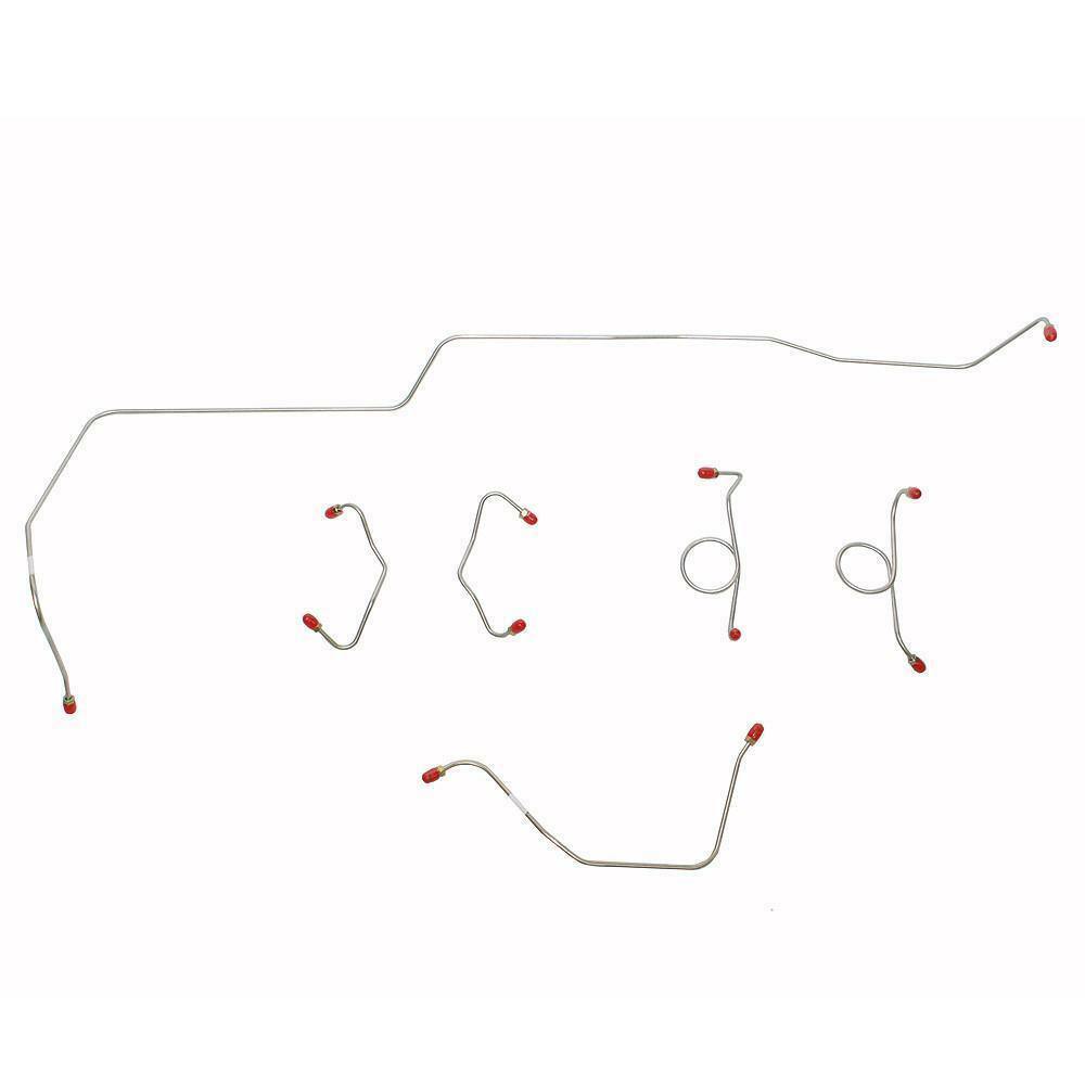 1964-66 Ford Mustang Front Brake Line w/ Standard Disc Brakes - ZKT6411OM - Front Lines Car Part People
