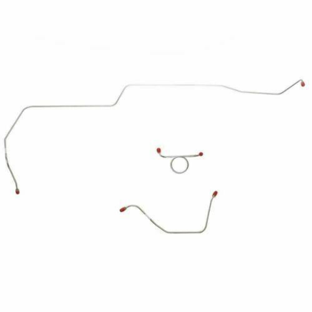 Fine Lines ZKT6601OM - Front Brake Line w/ Standard Drum Brakes for 1966 Ford Mustang - Front Lines Car Part People