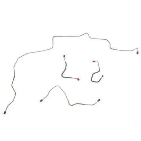 For Mercury Cougar 1970 Front Brake Line Kit 4pcs Power DiscBrake-ZKT7002SS-CPP