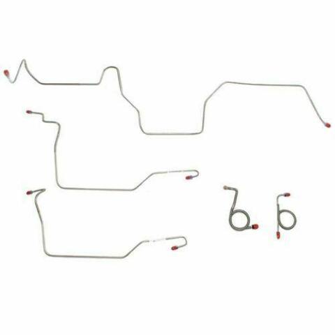 1971-72 Ford Mustang Front Brake Line Kit w/ Power Disc Brakes - ZKT7102OM
