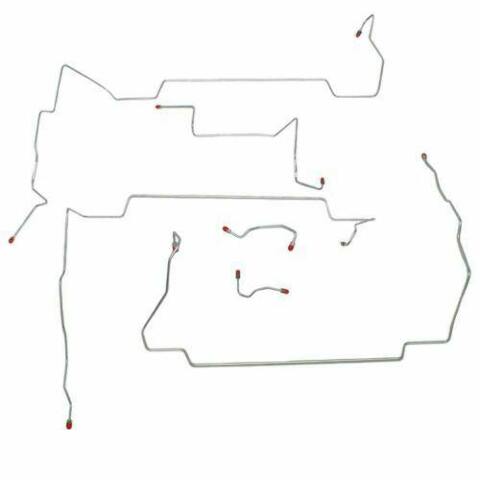 1999-04 Ford Mustang GT Front Brake Line Kit w/ Traction Control - ZKT9901SS