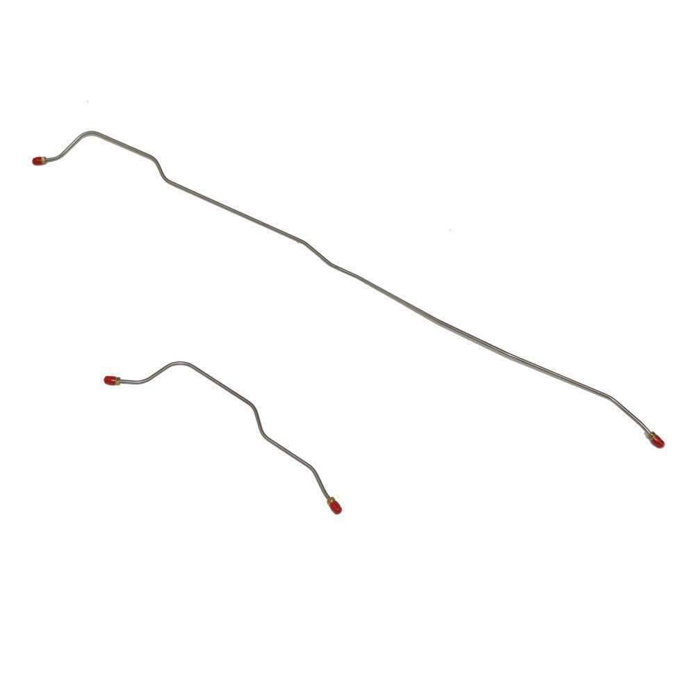 1964-66 Ford Mustang 6cyl. Rear Axle Lines 2 Piece Set Stainless - ZRA6401SS - Rear Lines Car Part People