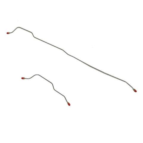 1964-66 Ford Mustang 6cyl. Rear Axle Lines 2 Piece Set Stainless - ZRA6401SS