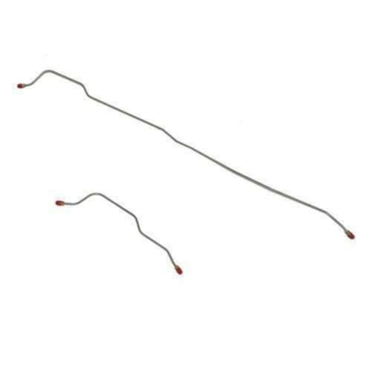 1964-66 Ford Mustang Rear Axle Lines with 8 Inch Axle Single Exhaust - ZRA6402SS - Rear Lines Car Part People