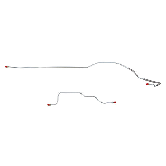 1967-69 Ford Mustang 6cyl. Rear Axle Lines 2 Piece Set Steel - ZRA6701OM - Rear Lines Car Part People