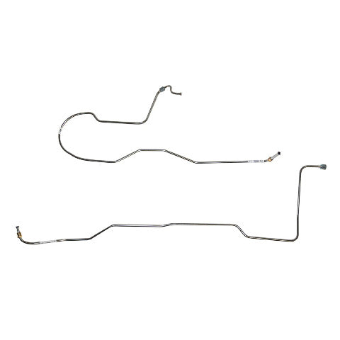 1967-70 Ford Mustang Transmission Cooler Lines 6cyl C4 2 Piece Set - ZTC6701SS
