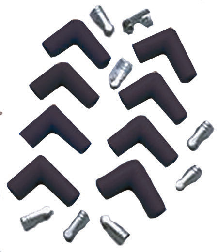 Spark Plug Wire Connector 7 - 10.4mm 90? 8 Black 46001