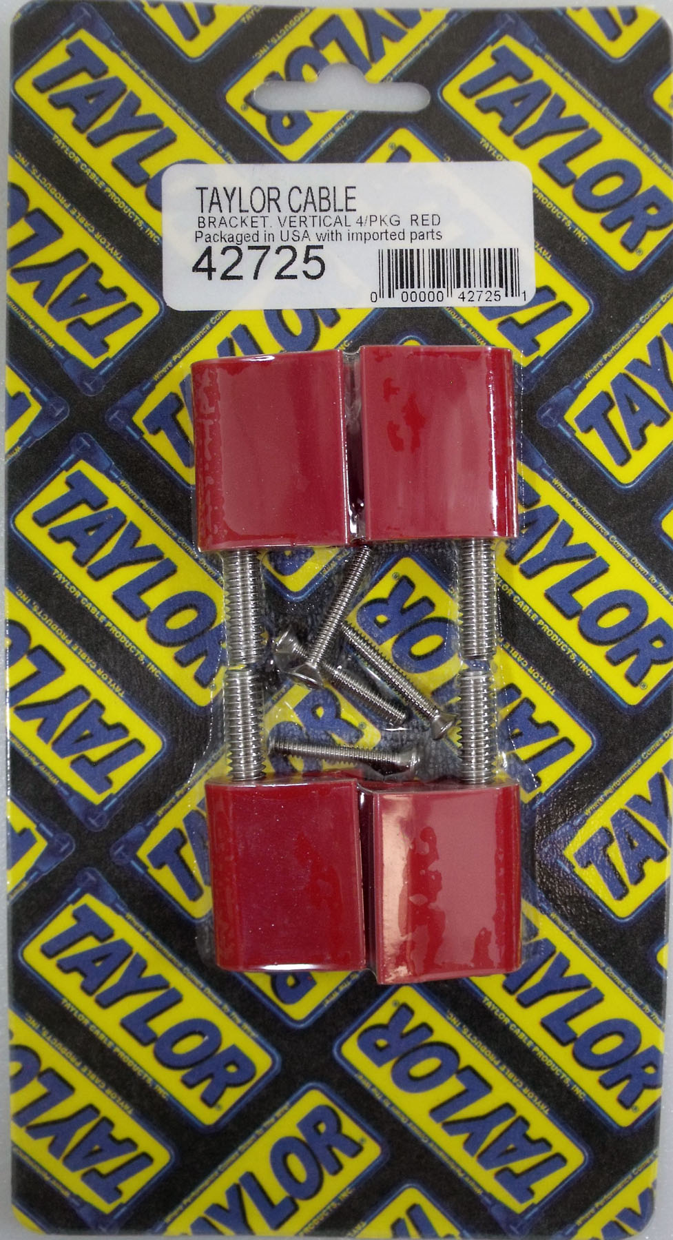 Spark Plug Wire Holder 4 Red 42725