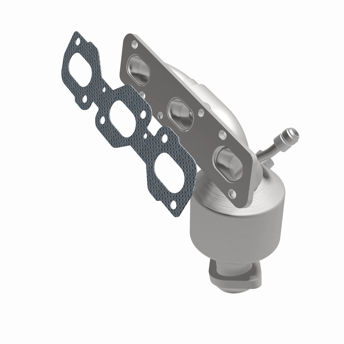 Catalytic Converter with Integrated Exhaust Manifold for HM Grade Federal / EPA Compliant Direct-Fit Manifold Catalytic