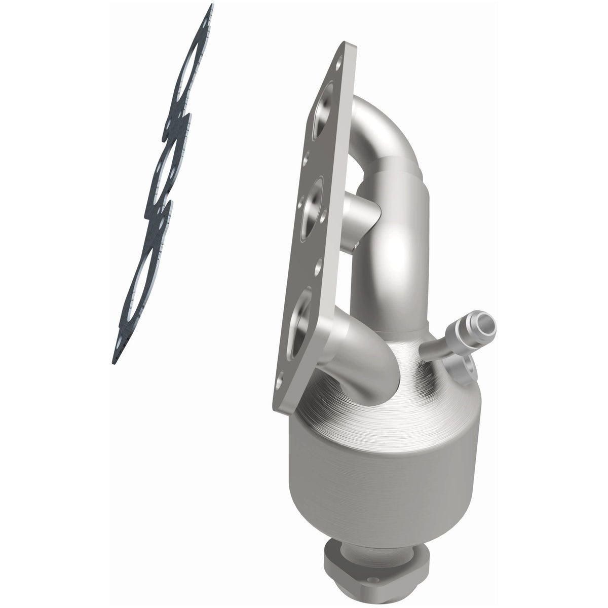 Catalytic Converter with Integrated Exhaust Manifold for HM Grade Federal / EPA Compliant Direct-Fit Manifold Catalytic