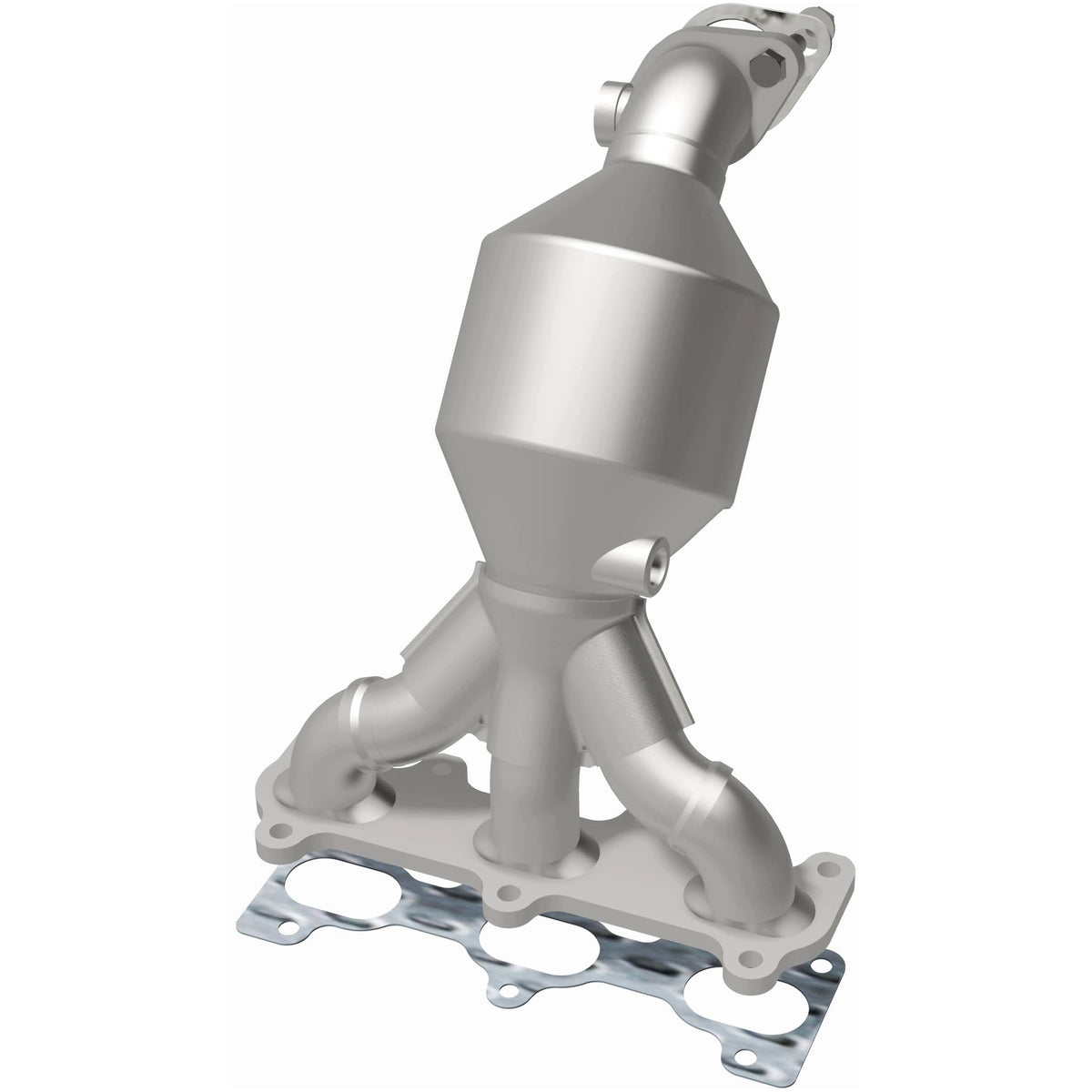 Catalytic Converter with Integrated Exhaust Manifold for HM Grade Federal / EPA Compliant Direct-Fit Manifold Catalytic